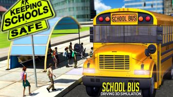 school bus driving simulator poster