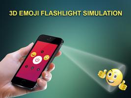 Emoji Flashlight 3D Simulation পোস্টার
