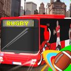 Rugby Fan Bus Driver Zeichen