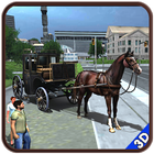 horse carriage transport 2017 icon