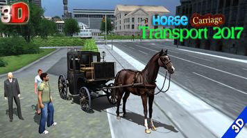 horse carriage transport 2017 Affiche