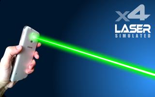 XX Laser Pointer Simulated Affiche
