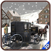 offroad horse carriage human transportation game