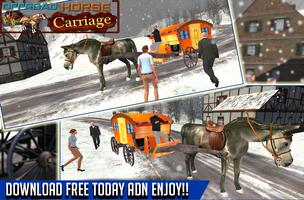 offroad horse carriage human transportation game اسکرین شاٹ 1