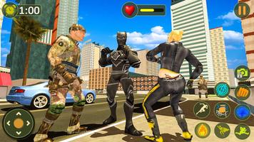 Panther Hero Returns: Crime City Rescue Mission capture d'écran 2