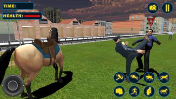 警察の馬の街の犯罪ゲーム：犯罪シミュレータの3D スクリーンショット 1