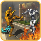 Robots War Steel Fighting 2017 Zeichen