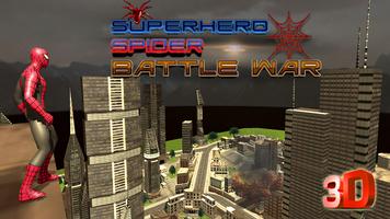 superhero spider battle war poster
