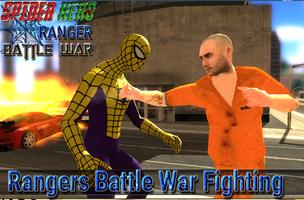 spider hero ranger battle war اسکرین شاٹ 3