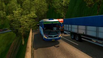 Bus simulator lintas Jawa 海报