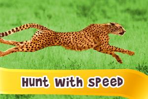 Wild Cheetah Simulator 3D Affiche