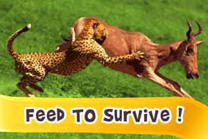 Wild Cheetah Simulator 3D скриншот 1