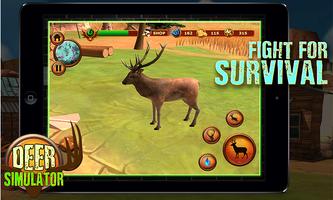 Deer Simulator 3D Wildlife Sim capture d'écran 1
