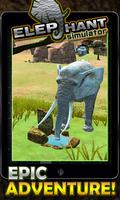 Angry Wild Elephant Simulator Affiche