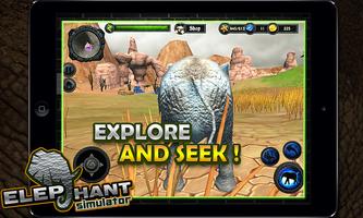 Angry Wild Elephant Simulator capture d'écran 1