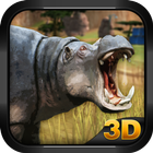 Hippo City Attack 3D Simulator icône