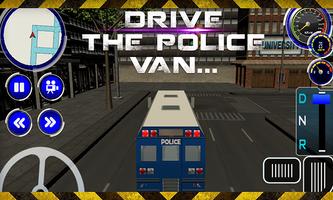 Police Van Driver Simulator 3D capture d'écran 1