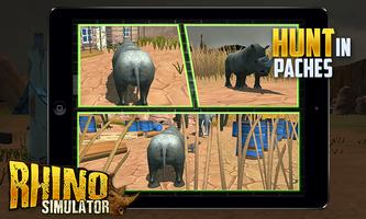 African Rhino Attack Simulator 截图 2