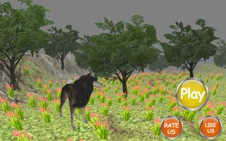 Angry Killer Wolf 3d Simulator imagem de tela 1