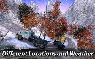 🚛Offroad Timber Truck: Driving Simulator 4x4 اسکرین شاٹ 3