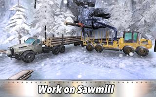 6x6 🌲 Timber 🚛 Trucks Simulator: Winter Logging screenshot 3