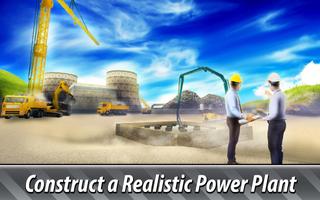 Simulador de construcción de planta de energía Poster