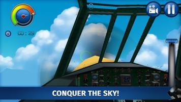 Cartoon Plane - Sky Voyage 3D imagem de tela 2