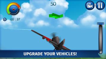 Cartoon Plane - Sky Voyage 3D imagem de tela 3