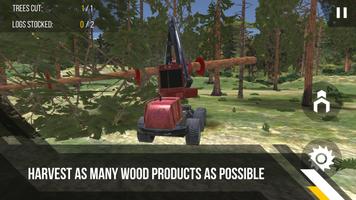 2 Schermata Forest Harvester Tractor 3D