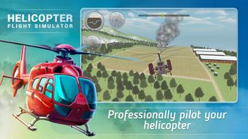 Helicopter Simulator - Flight الملصق