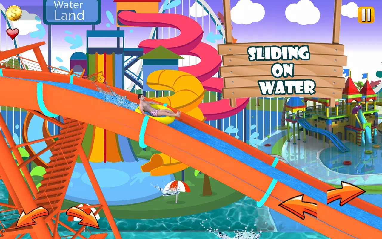 Aqua Theme Park! Water Slide Bump Race 3D - Amusement Park