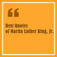 Quotes Martin Luther King,Jr. Affiche