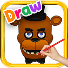 How to Draw FNAF Easy Characters أيقونة