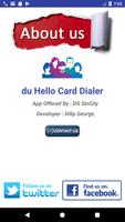Hello Card Dialer (du) capture d'écran 1