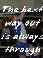 Volleyball Quotes for Team Affiche