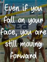 Volleyball Motivational Quotes โปสเตอร์