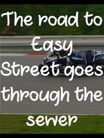 Famous Bike Racing Quotes Affiche
