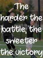 Football Motivational Quotes poster