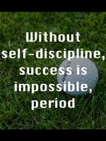 Golf Quotes by Famous Golfers ポスター