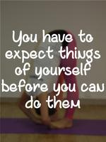 Gymnastics Motivational Quotes syot layar 2