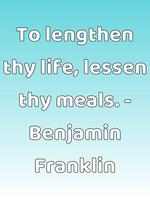 Poster Healthy Life Quotes