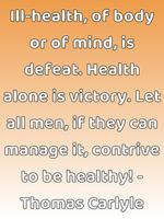 Healthy People Quotes पोस्टर