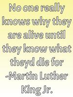 Martin Luther King Notorious Quotes পোস্টার