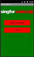 Sing For Wales | Welsh Anthem poster