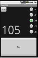 Tap BPM Affiche