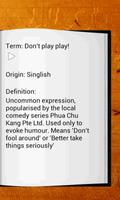 Singlish! Free تصوير الشاشة 1