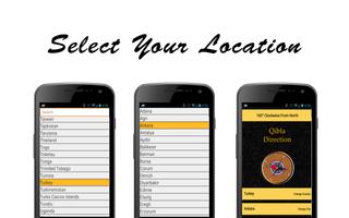 Qibla Direction plakat