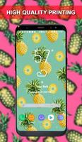پوستر Wallpaper of Pineapple Custom Poster Maker