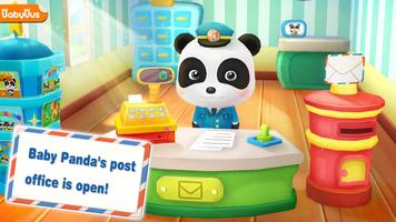 Baby Panda Postman Affiche