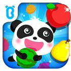 Bebé Panda aprende acerca de las frutas icono